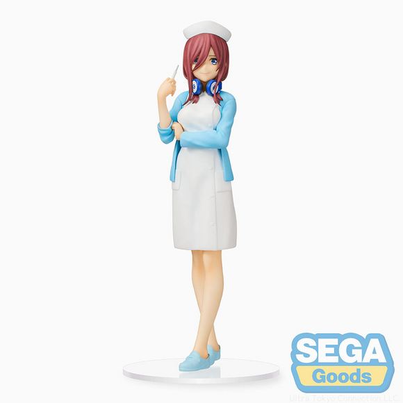 SEGA: The Quintessential Quintuplets 2 - Miku Nakano (Nurse Ver.) SPM Figure - Bards & Cards