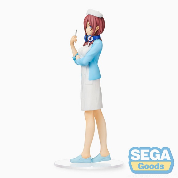 SEGA: The Quintessential Quintuplets 2 - Miku Nakano (Nurse Ver.) SPM Figure - Bards & Cards