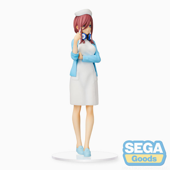 SEGA: The Quintessential Quintuplets 2 - Miku Nakano (Nurse Ver.) SPM Figure - Bards & Cards
