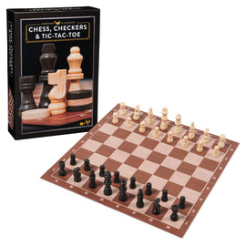 Chess, Checkers, & Tic Tac Toe