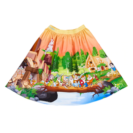 Stitch Shoppe by Loungefly: Disney Snow White - Smile and a Song "Sandy" Skirt - Bards & Cards
