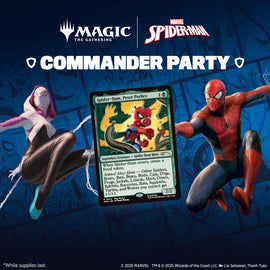 Fri 10/3/2025, 6 pm - Commander Party: Magic | Marvel’s Spider-Man - Bards & Cards
