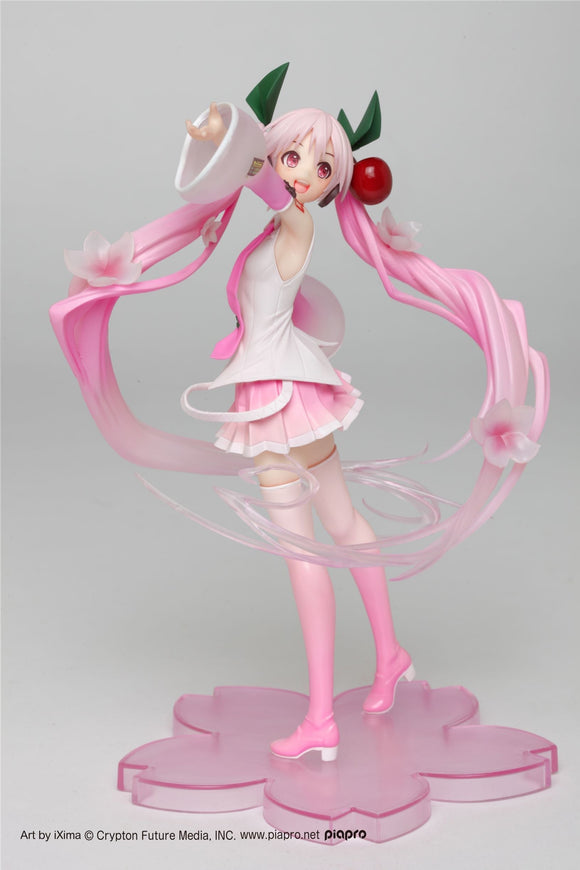 Taito: Vocaloid - Sakura Miku (Newly Written 2020 Ver.) Prize Figure - Bards & Cards