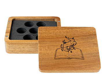 Wizard Wooden Dice Case - Bards & Cards