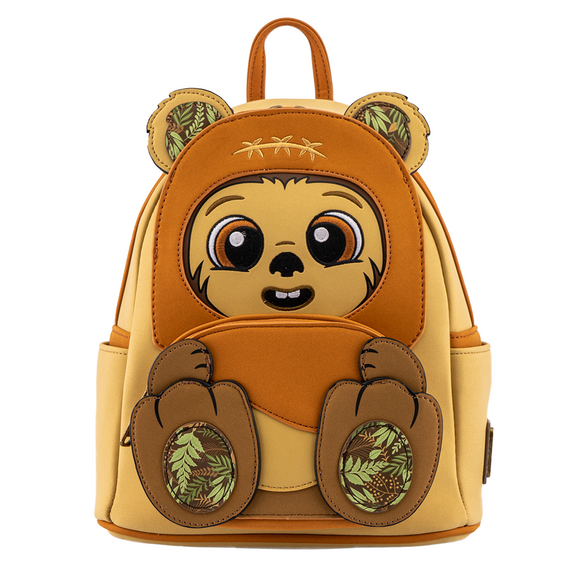 Loungefly: Star Wars - Wicket Footsie Cosplay Mini Backpack - Bards & Cards