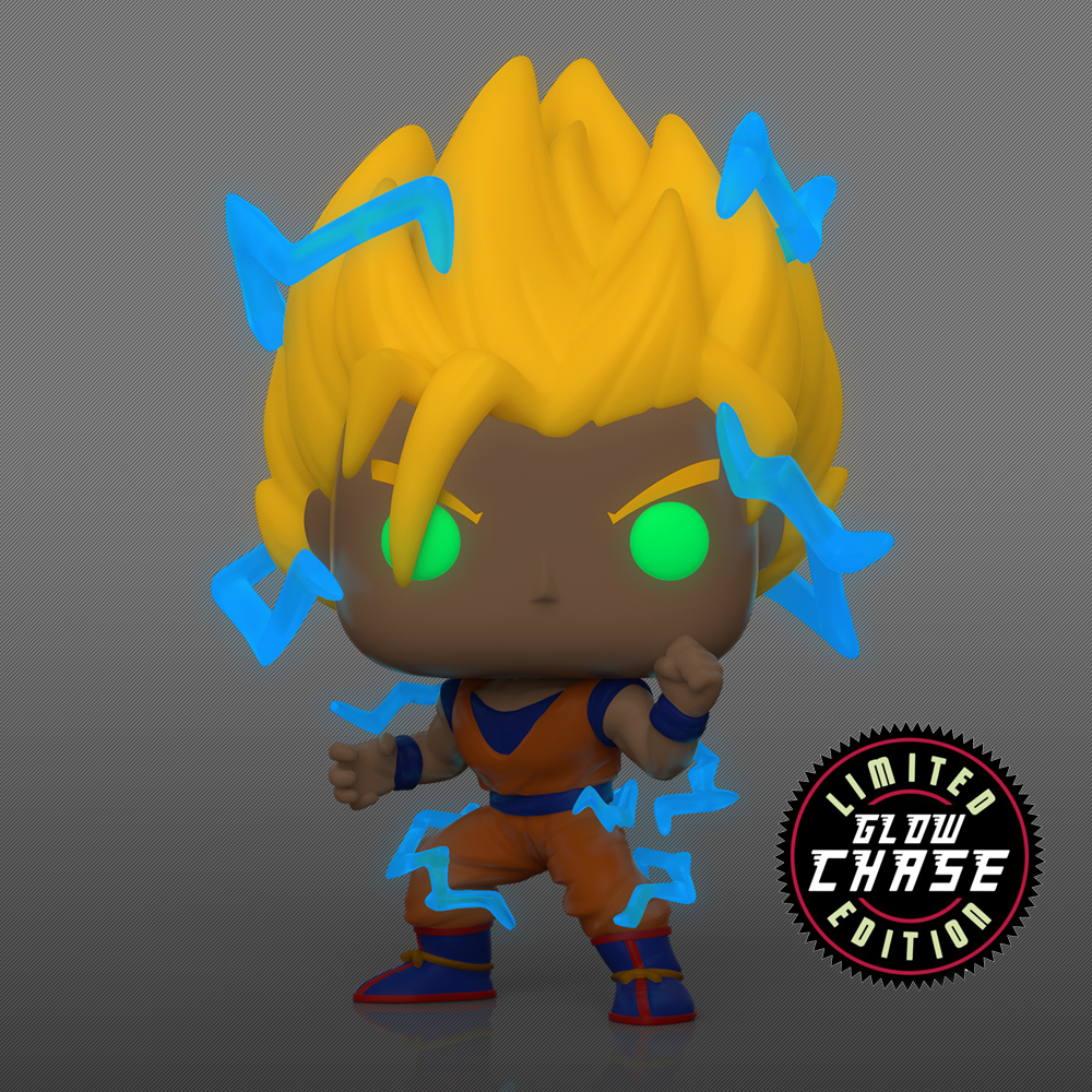 Funko POP! Dragon Ball Z - Super Saiyan Goku (With Energy) Vinyl Figure #865 Preview Exclusives (PX) [READ DESCRIPTION]