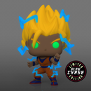 Funko POP! Dragon Ball Z - Super Saiyan Goku (With Energy) Vinyl Figure #865 Preview Exclusives (PX) [READ DESCRIPTION] - Bards & Cards