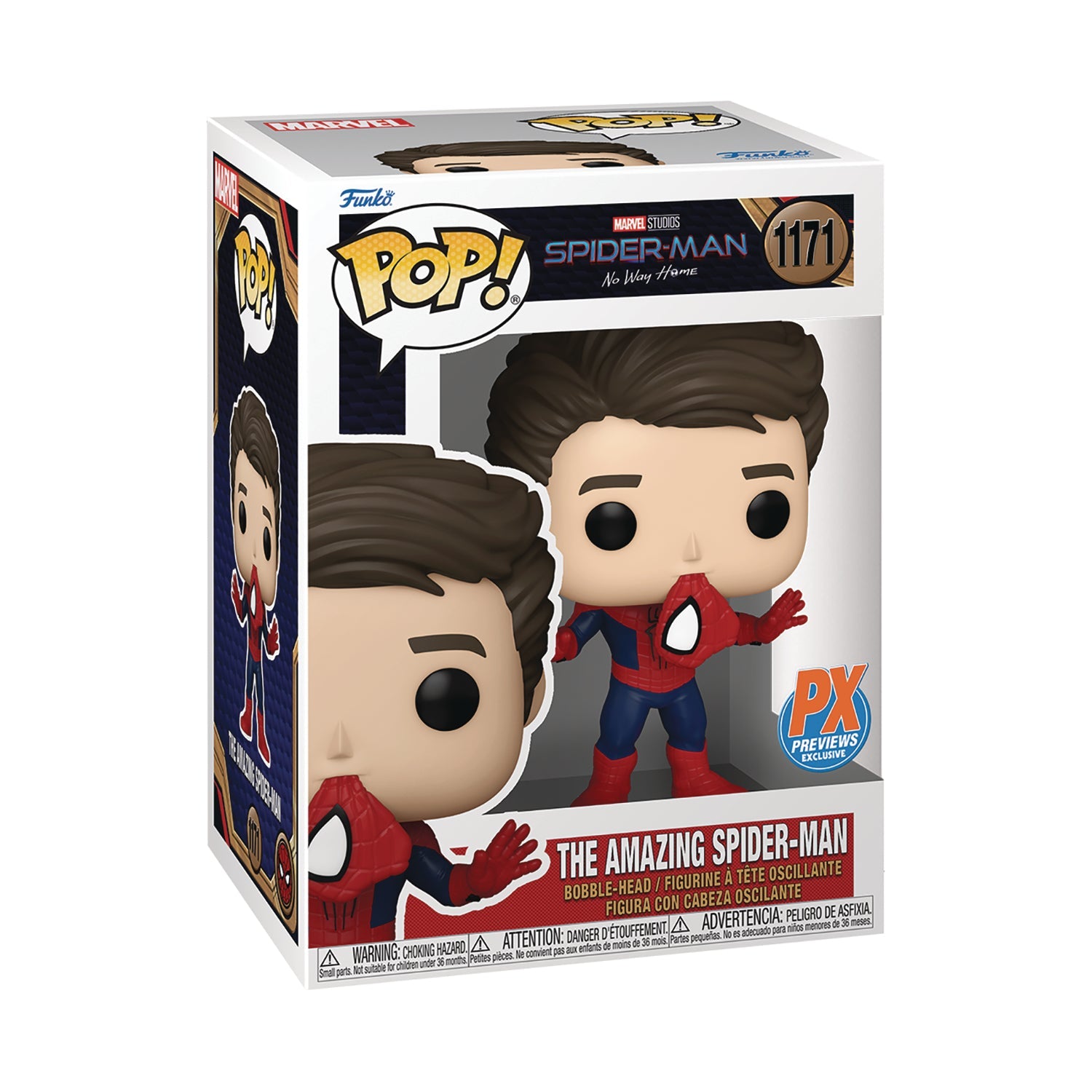 Funko POP! Spider-Man: No Way Home - The Amazing Spider-Man Unmasked Vinyl Figure #1171 Preview Exclusives (PX) [READ DESCRIPTION] - 0