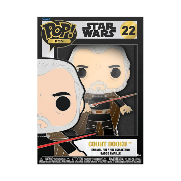 Funko POP! Pins: Star Wars - Count Dooku #22 - Bards & Cards