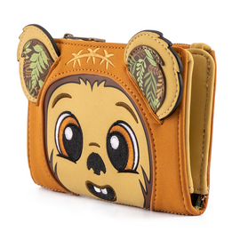 Loungefly: Star Wars - Wicket Cosplay Flap Wallet - Bards & Cards