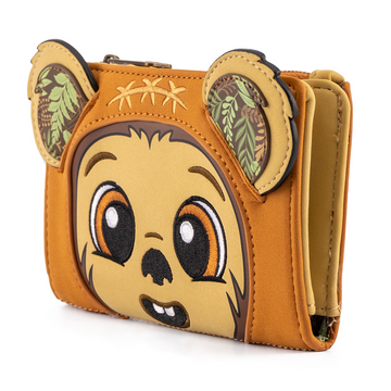 Loungefly: Star Wars - Wicket Cosplay Flap Wallet - Bards & Cards