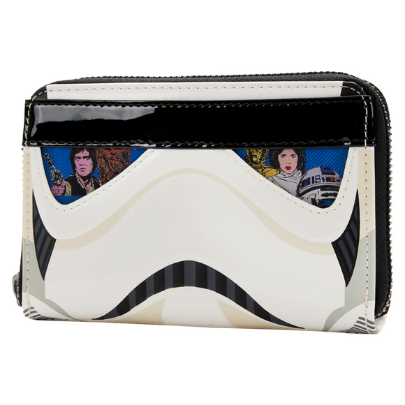 Loungefly: Star Wars - Stormtrooper Zip Around Wallet - Bards & Cards