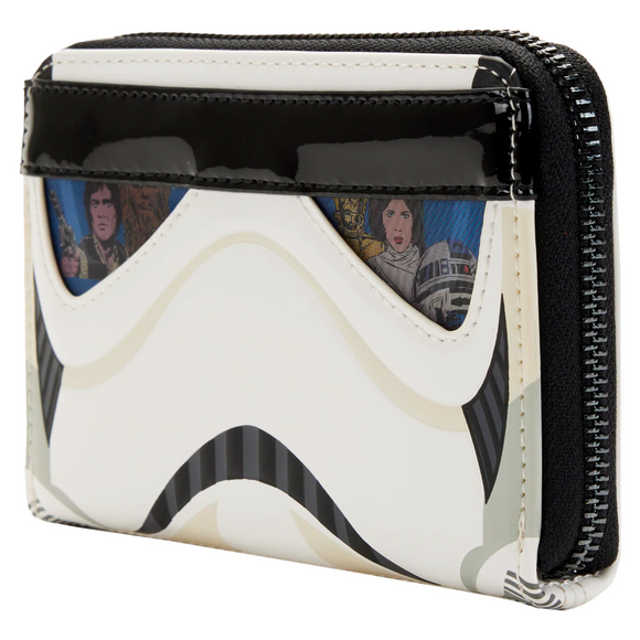 Loungefly: Star Wars - Stormtrooper Zip Around Wallet - Bards & Cards