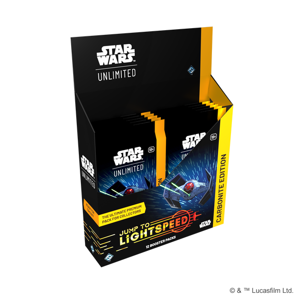 Star Wars: Unlimited - Jump to Lightspeed Carbonite Booster Display - Bards & Cards