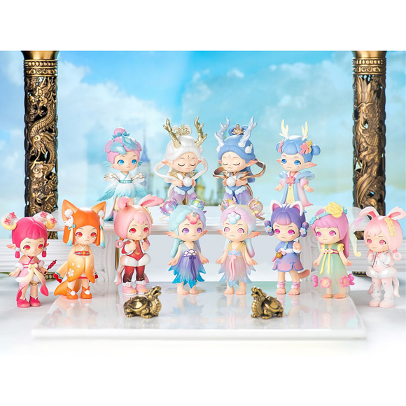 SIMON TOYS: Enchanted Land Mythical Beasts Series - 1 Blind Box Figure - Bards & Cards