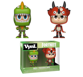 Funko VYNL: Fortnite - Rex and Tricera Ops Vinyl Figures - Bards & Cards