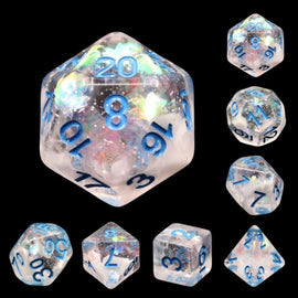 Blue Notes RPG Dice Set - Bards & Cards