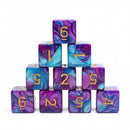 12 piece D6s - Mermaid Beach - Bards & Cards
