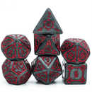 Huge Black Castle Dice Set - 25mm - Bards & Cards