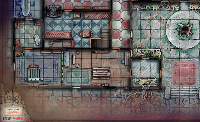 Dungeon Master's Guide: Premium Map Collection (D&D) - Bards & Cards