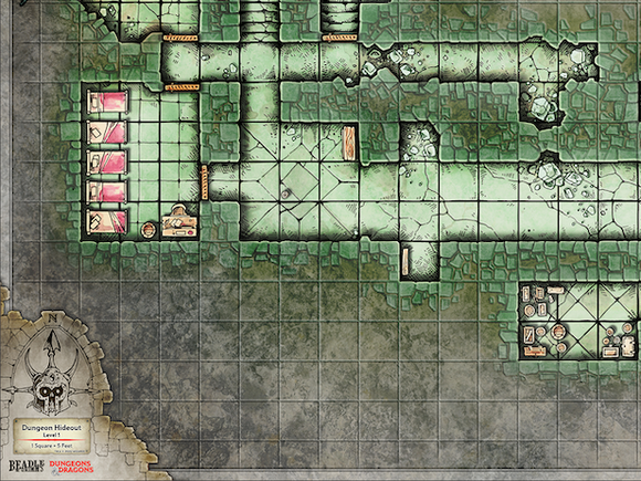 Dungeon Master's Guide: Premium Map Collection (D&D) - Bards & Cards