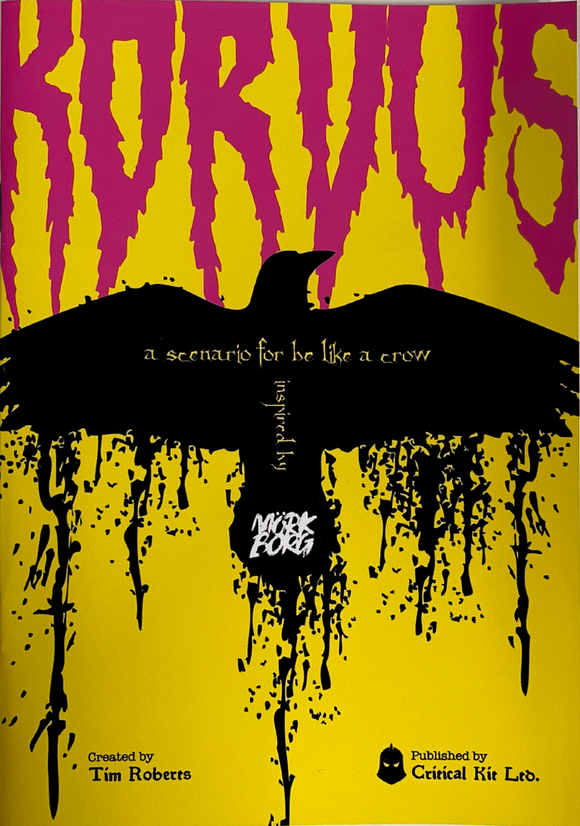 Be Like A Crow: Korvus- a Mörk Bork inspired expansion for Be Like A Crow - Bards & Cards