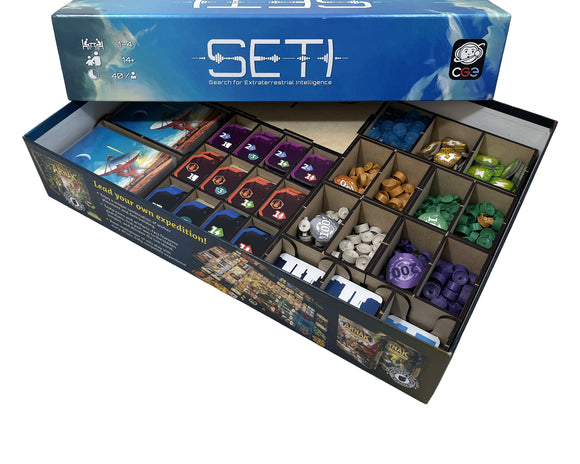 SETI Board Game Organizer Insert - Bards & Cards
