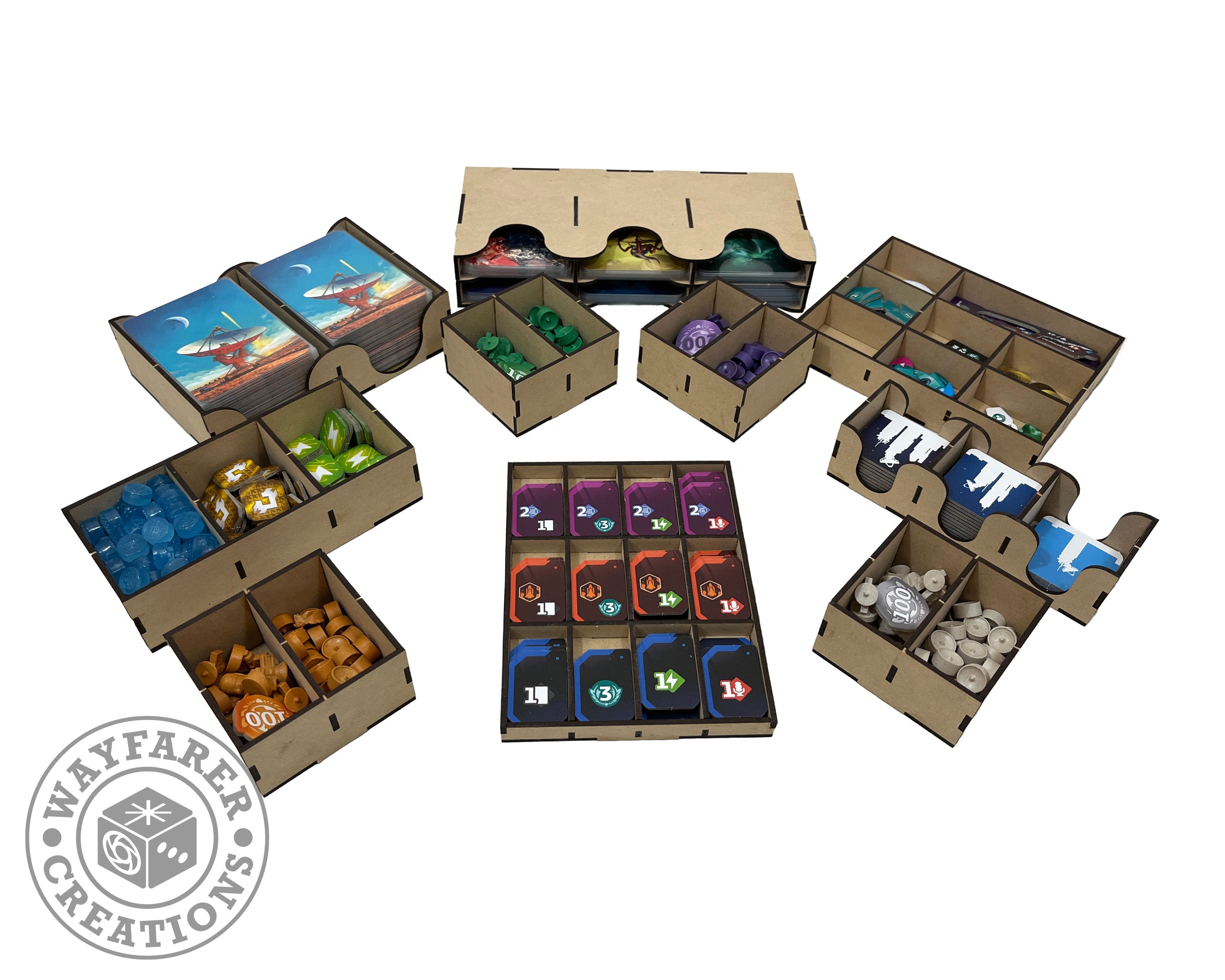 SETI Board Game Organizer Insert - 0