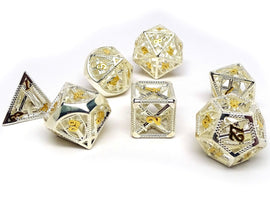 Hollow Dice of Divine Retribution - Silver - Bards & Cards