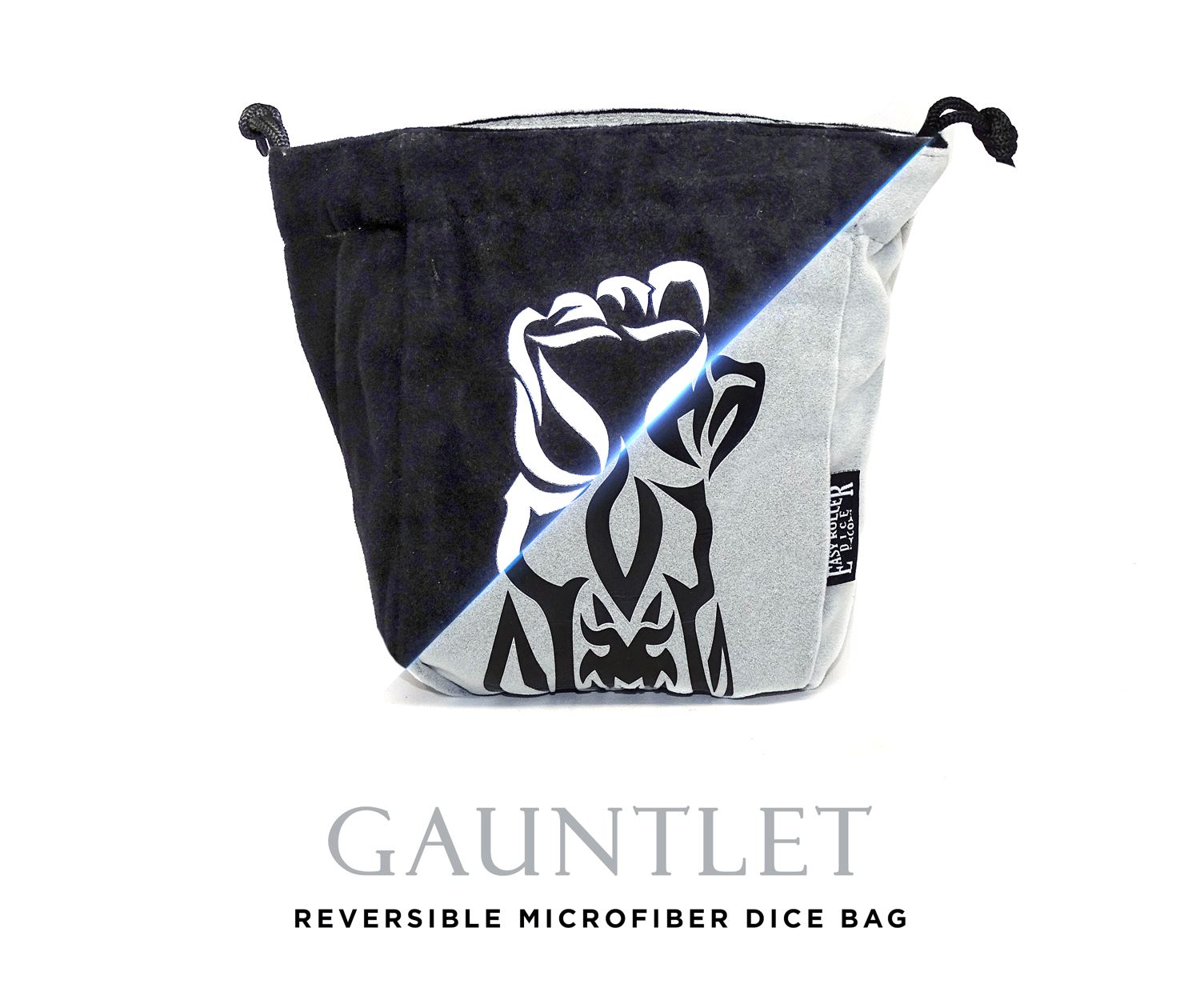 Gauntlet Reversible Microfiber Self-Standing Large Dice Bag - Bards & Cards