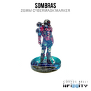 Infinity 3D Markers: Sombras (25mm Cybermask) - Bards & Cards