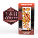 D&D Adventure Dice Set - Sorcerer Edition | Orange 16pc Collection - Bards & Cards