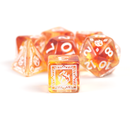 D&D Adventure Dice Set - Sorcerer Edition | Orange 16pc Collection - Bards & Cards