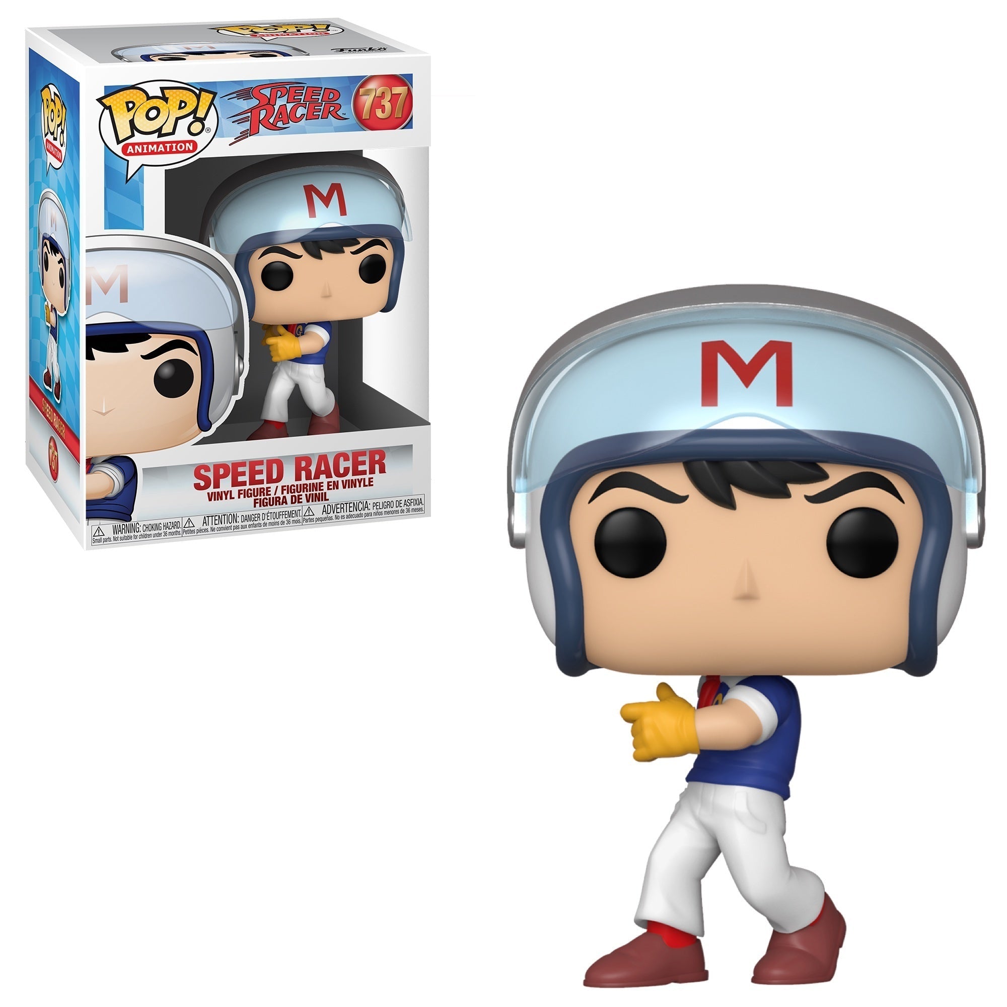 Funko POP! Speed Racer - Speed Racer in Helmet Common Vinyl Figure #737