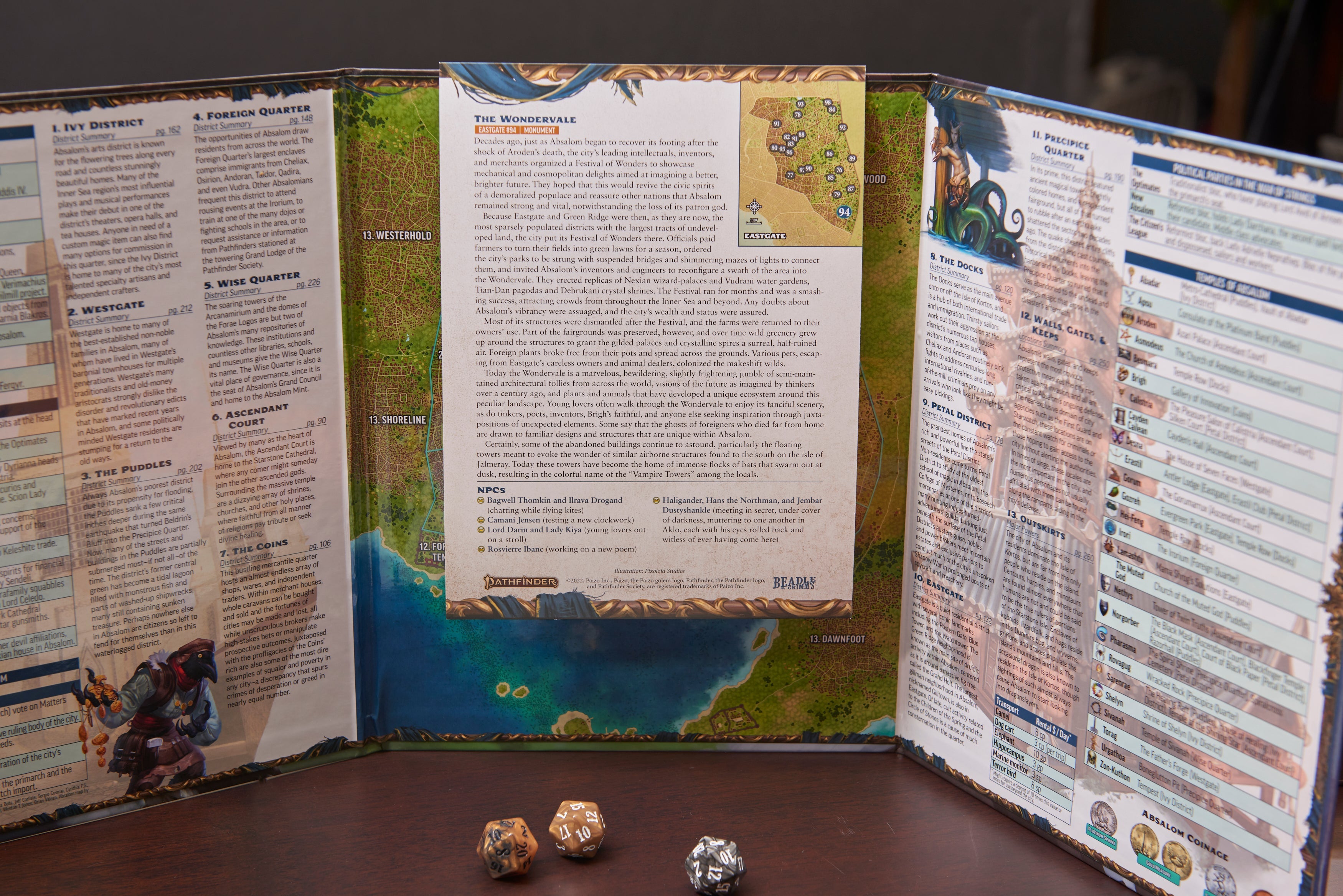 Gold Edition of Absalom: City of Lost Omens - Bards & Cards