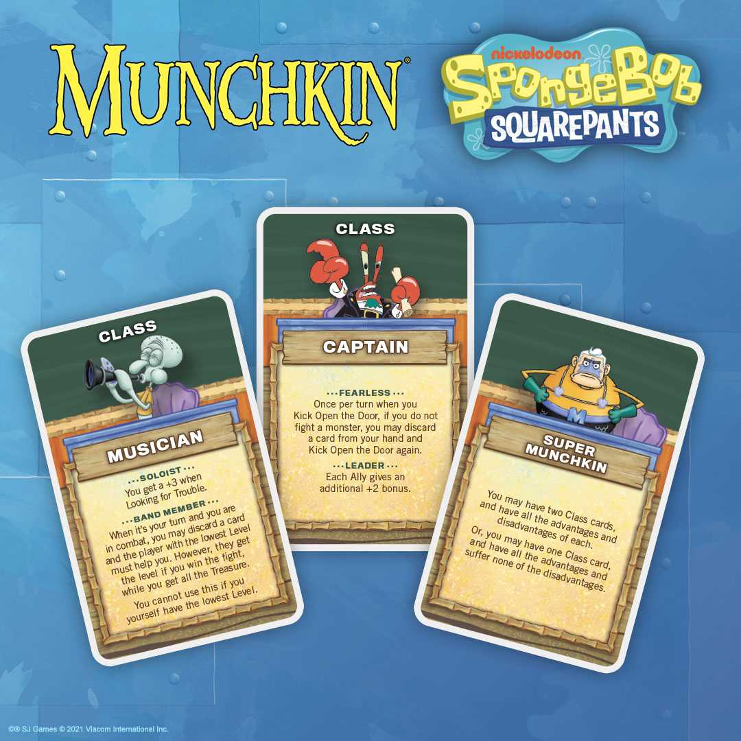 MUNCHKIN®: SpongeBob SquarePants - Bards & Cards