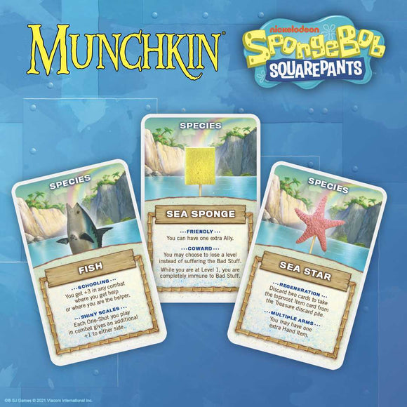 MUNCHKIN®: SpongeBob SquarePants - Bards & Cards