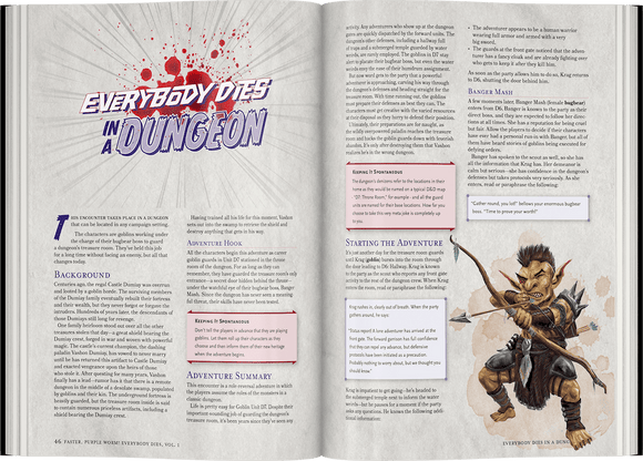 Faster, Purple Worm! Everybody Dies Vol. 1 (Hardcover) - Bards & Cards