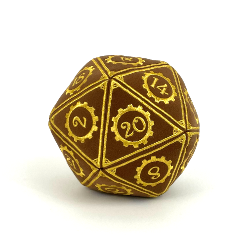 Steampunk D20 Plush (Enigma) - Bards & Cards