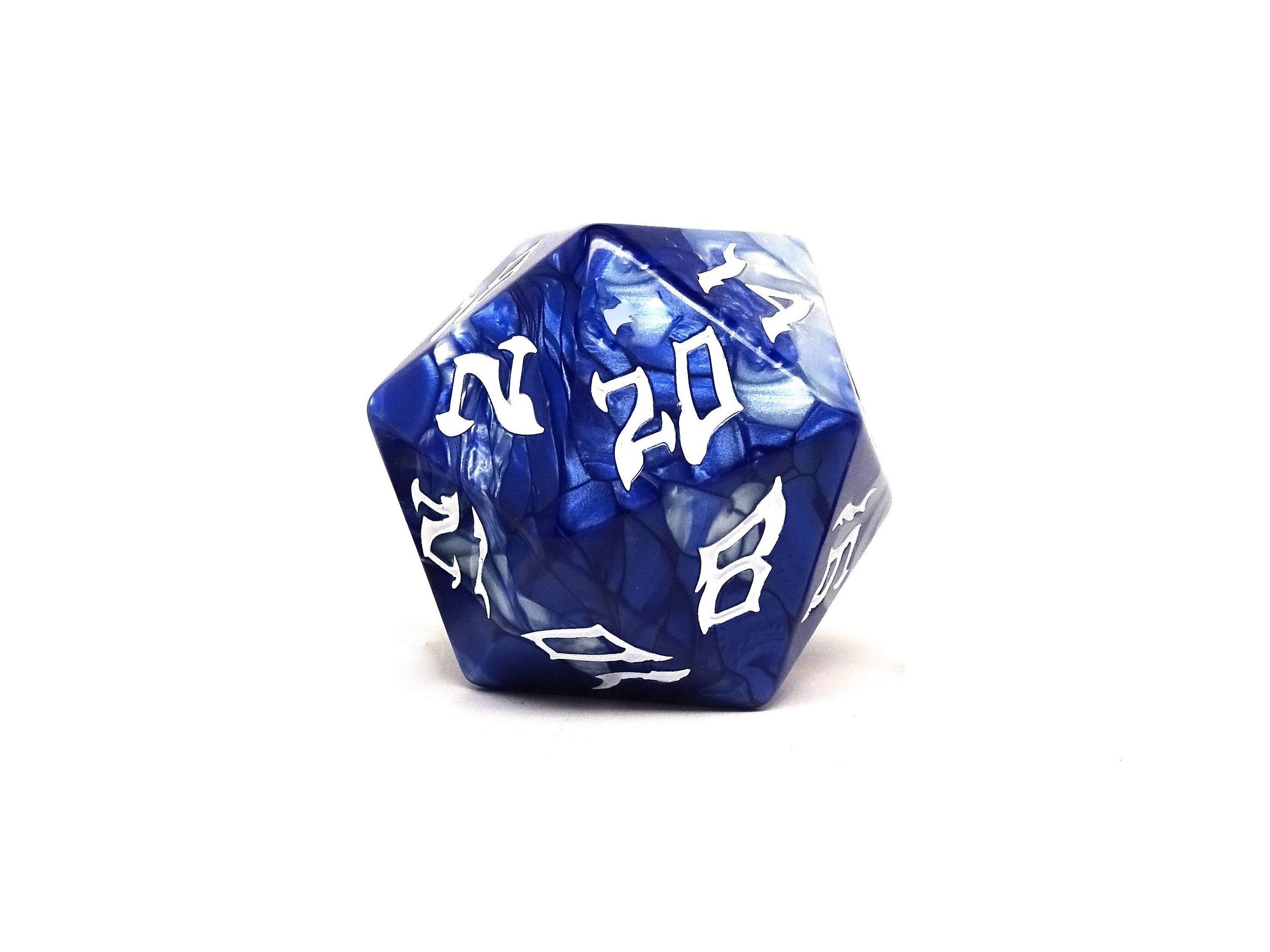 48mm Dice of the Giants - Storm Giant D20 - Bards & Cards