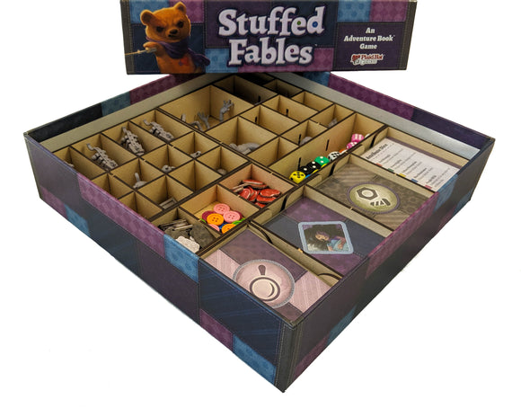 Stuffed Fables Board Game Organizer Insert - Bards & Cards