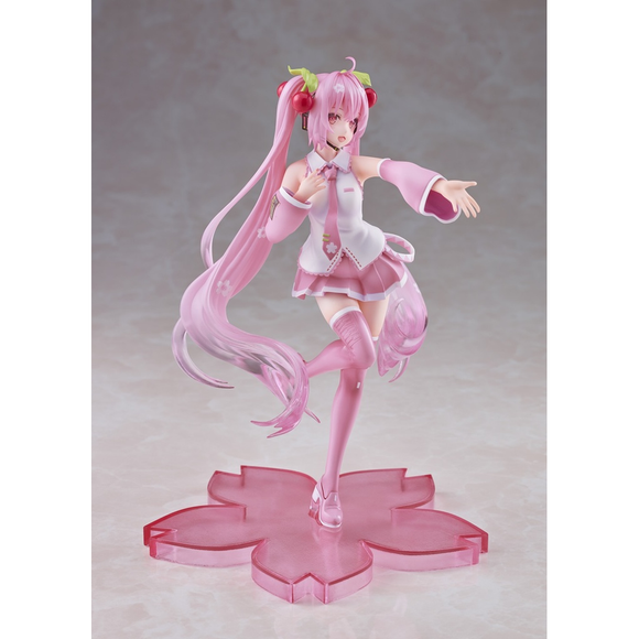 Taito: Vocaloid - Sakura Miku (2nd Season Stage Face Ver.) New Written Lottery Figure - Bards & Cards