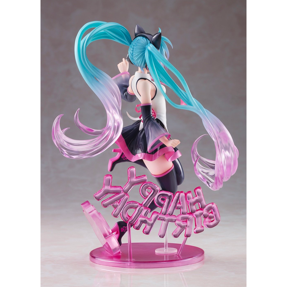Taito: Vocaloid - Hatsune Miku (Birthday 2021 Happy Cat Ver.) Figure - Bards & Cards