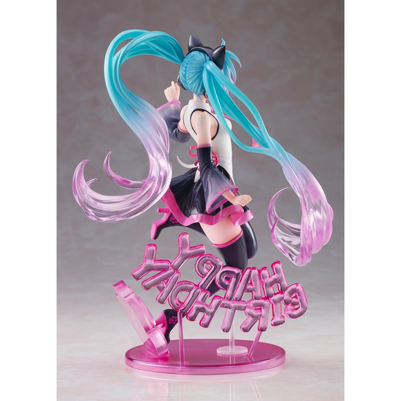Taito: Vocaloid - Hatsune Miku (Birthday 2021 Happy Cat Ver.) Figure - Bards & Cards
