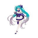 Taito: Vocaloid - Hatsune Miku (3rd Season Winter Ver.) Prize Figure - Bards & Cards