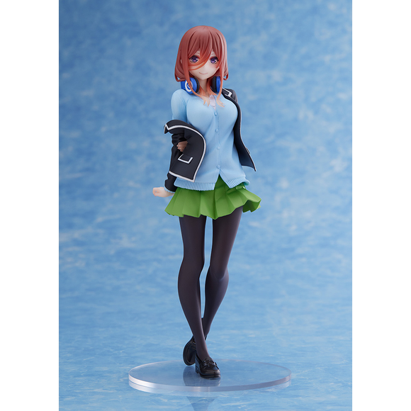 Taito: The Quintessential Quintuplets - Nakano Miku (Uniform Ver.) Renewal Coreful Prize Figure - Bards & Cards