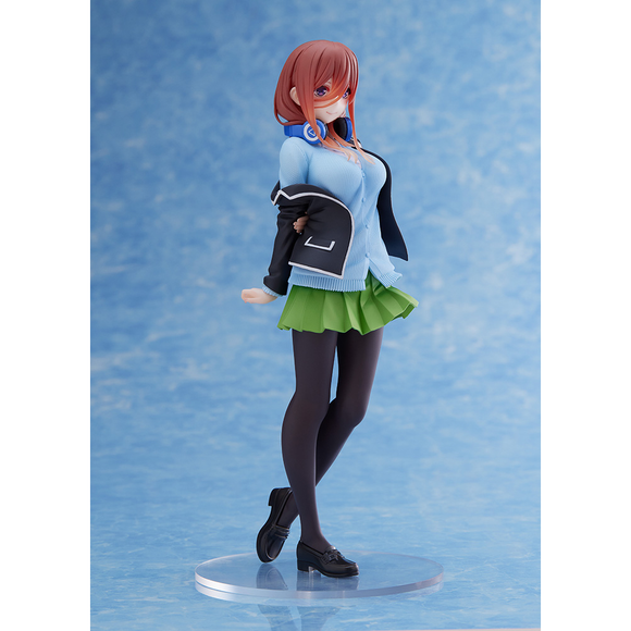 Taito: The Quintessential Quintuplets - Nakano Miku (Uniform Ver.) Renewal Coreful Prize Figure - Bards & Cards