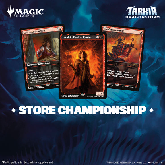 Tue 5/27/2025, 6 pm - Tarkir: Dragonstorm Store Championship - Bards & Cards