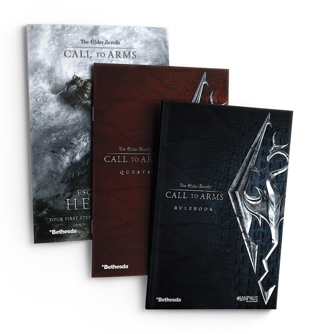 Elder Scrolls: A Call to Arms Core Rules Set - Adventure Wargame in Tamriel - Bards & Cards