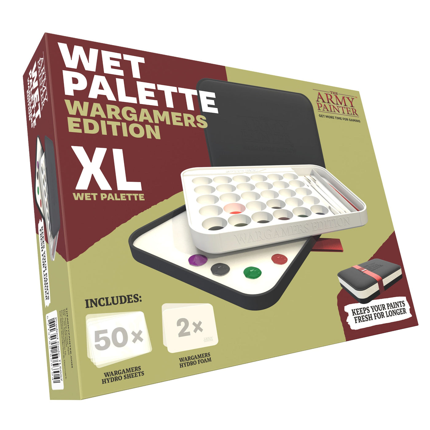 The Army Painter - Wargamers Edition XL Wet Palette - Bards & Cards